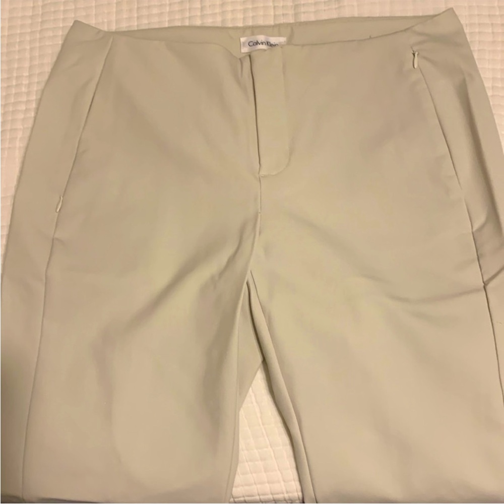 Calvin Klein Off-White Trousers